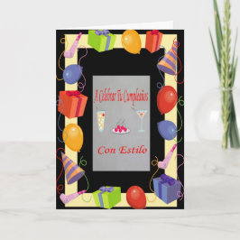 Cumpleaños Betrug estilo Karte