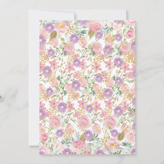 Cumpleaños de la Princesa Einladung (Rückseite)