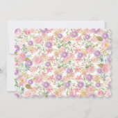 Cumpleaños de la Princesa Einladung (Rückseite)