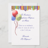 Cumpleaños - Einladung (Rückseite)