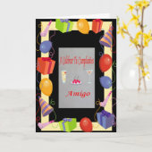 Cumpleaños Freund Karte (Gelbe Blume)