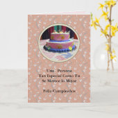 Cumpleaños para una persona muy special karte (Gelbe Blume)