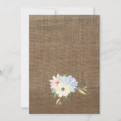 Cumpleaños sorpresa de Abuelita Spanish Invites Einladung (Rückseite)