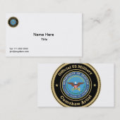 Cumshaw Artist Visitenkarte (Vorne/Hinten)