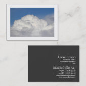 Cumulonimbus (begrenzt) visitenkarte (Vorne/Hinten)
