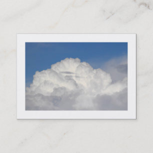 Cumulonimbus (begrenzt) visitenkarte