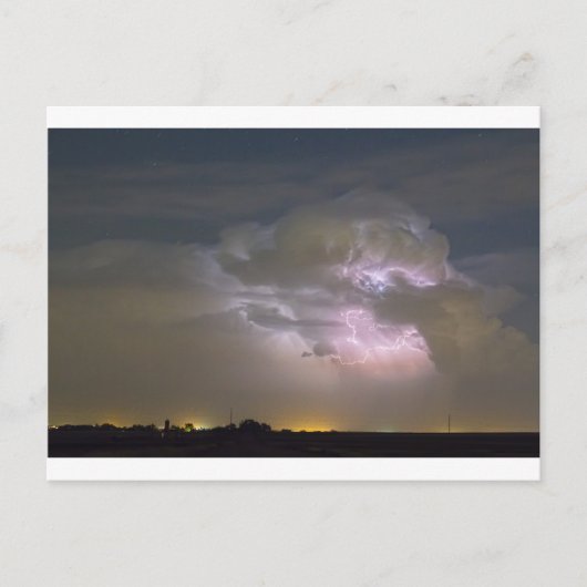 Cumulonimbus Cloud Explosion Postkarte (Vorderseite)