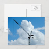 Cumulonimbus Crane Postkarte (Vorne/Hinten)