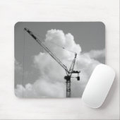Cumulonimbus-Kran - Schwarzweiss Mousepad (Mit Mouse)