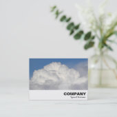 Cumulonimbus Visitenkarte (Stehend Vorderseite)