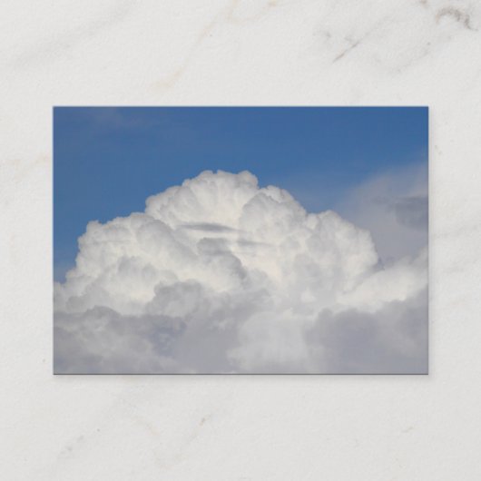 Cumulonimbus Visitenkarte (Vorderseite)