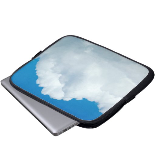 Cumulonimbus Wolken Laptopschutzhülle (Vorne Knopf)