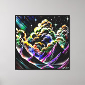 Cumulus Canyon Leinwanddruck (Vorderseite)