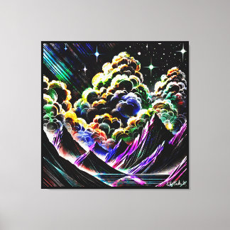 Cumulus Canyon Leinwanddruck