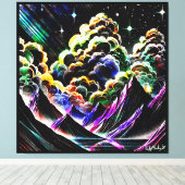 Cumulus Canyon Leinwanddruck (Insitu (Holzboden))