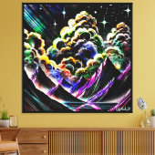 Cumulus Canyon Leinwanddruck (Insitu (Wohnzimmer))