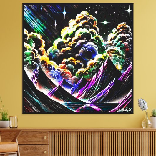 Cumulus Canyon Leinwanddruck (Insitu (Wohnzimmer))