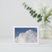 Cumulus Cloud (grenzt) Visitenkarte (Stehend Vorderseite)