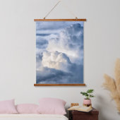 Cumulus Cloud Group Wandteppich Mit Holzrahmen (Schlafzimmer)