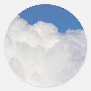 Cumulus Cloud II Runder Aufkleber