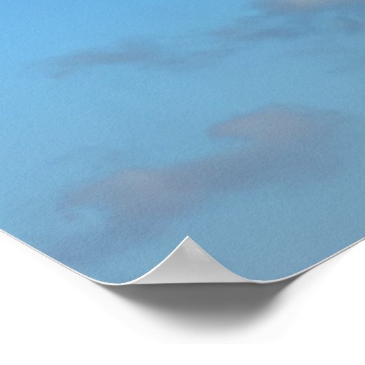 Cumulus Cloud Poster (Ecke)