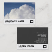 Cumulus Cloud Visitenkarte (Vorne/Hinten)