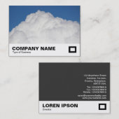 Cumulus Cloud Visitenkarte (Vorne/Hinten)