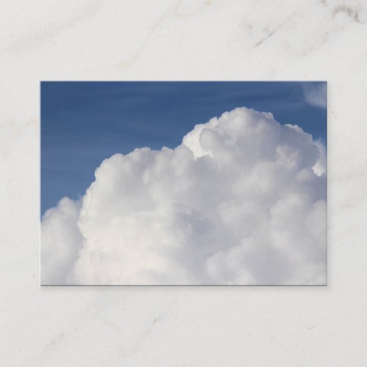 Cumulus Cloud Visitenkarte (Vorderseite)