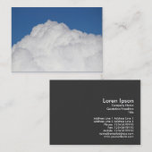 Cumulus Cloud Visitenkarte (Vorne/Hinten)