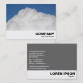 Cumulus Cloud Visitenkarte (Vorne/Hinten)