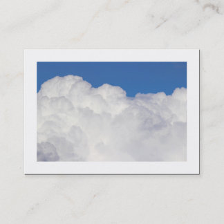 Cumulus Clouds (grenzt) Visitenkarte