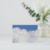 Cumulus Clouds Visitenkarte (Stehend Vorderseite)