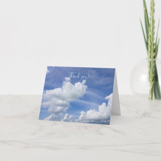 Cumulus Puffs Danke Karte (Vorderseite)