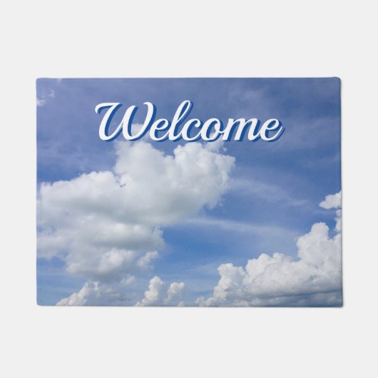 Cumulus Puffs Welcome Doormat Fußmatte (Vorderseite)