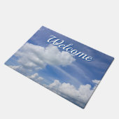 Cumulus Puffs Welcome Doormat Fußmatte (Schrägansicht)