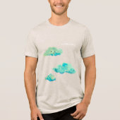 Cumulus-Wolke Tri-Blend Shirt (Vorderseite)