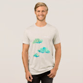Cumulus-Wolke Tri-Blend Shirt (Vorderseite voll)