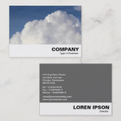 Cumulus-Wolke Visitenkarte (Vorne/Hinten)