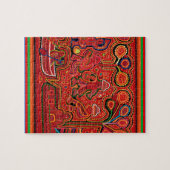 Cuna Indian Men in Cayucos Puzzle (Horizontal)