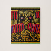 Cuna Indian Mola Duck Design Puzzle (Vertikal)