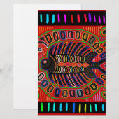 Cuna Indian Mola Flying Fish Fish Briefpapier (Vorne/Hinten)