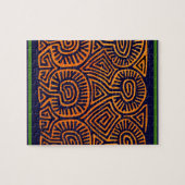 Cuna Indian Mushroom Demos Puzzle (Horizontal)