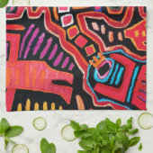 Cuna Indianerstamm Shaman mit Fans Handtuch (Gefaltet)