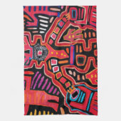 Cuna Indianerstamm Shaman mit Fans Handtuch (Vertikal)