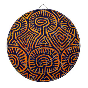 Cuna-Indianische Pilzdämonen Dartscheibe