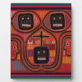 Cuna Tribal Design Fotoplatte (Vorderseite)