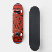 Cuna Tribal Skate Fish Skateboard (Vorderseite)