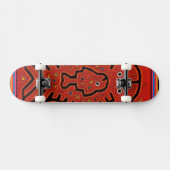 Cuna Tribal Skate Fish Skateboard (Horizontal)