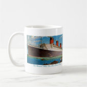 Cunard der weißen Queen Mary Stern-Linie Kaffeetasse (Links)