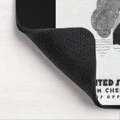 Cunard Line art Deko ad Mousepad (Ecke)